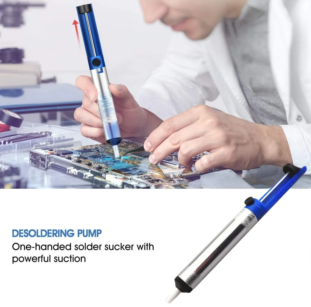 Desoldering Pump Solder - Bomba de Dessoldagem a Vácuo em