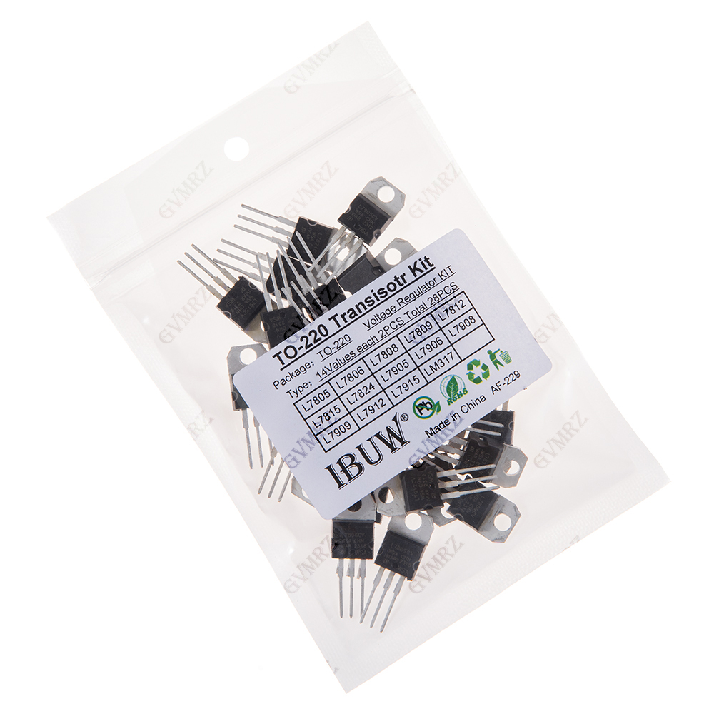 Lm317 Voltage Regulator - Kit de Transistores TO-220 com 28