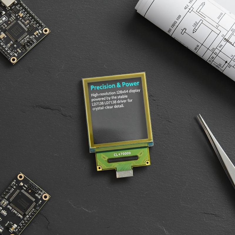 Diy Wearable Electronics - Display PMOLED Transparente de 1,5 Polegadas