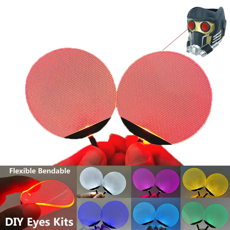Diy Halloween Electronics - Halloween flexível dobrável redondo diy led