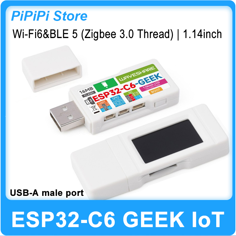 Diy For Electronics - Placa de Desenvolvimento ESP32-C6 GEEK com