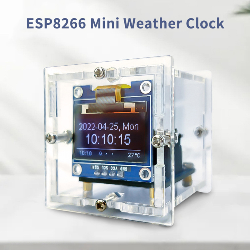 Diy Soldering Station No Electronics - Esp8266 mini relógio meteorológico wi fi