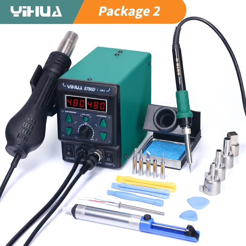 Diy Electronics Storage - Yihua 8786d ferro de solda estação