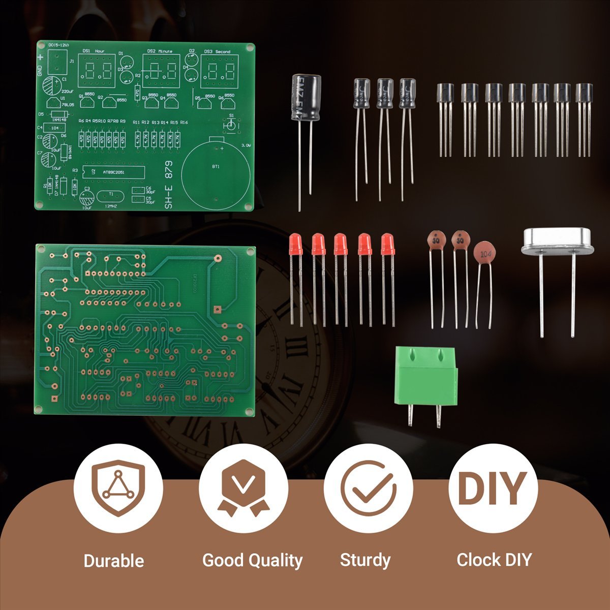 Diy Electronics Flux - A003 AT89C2051 6 Display LED Digital