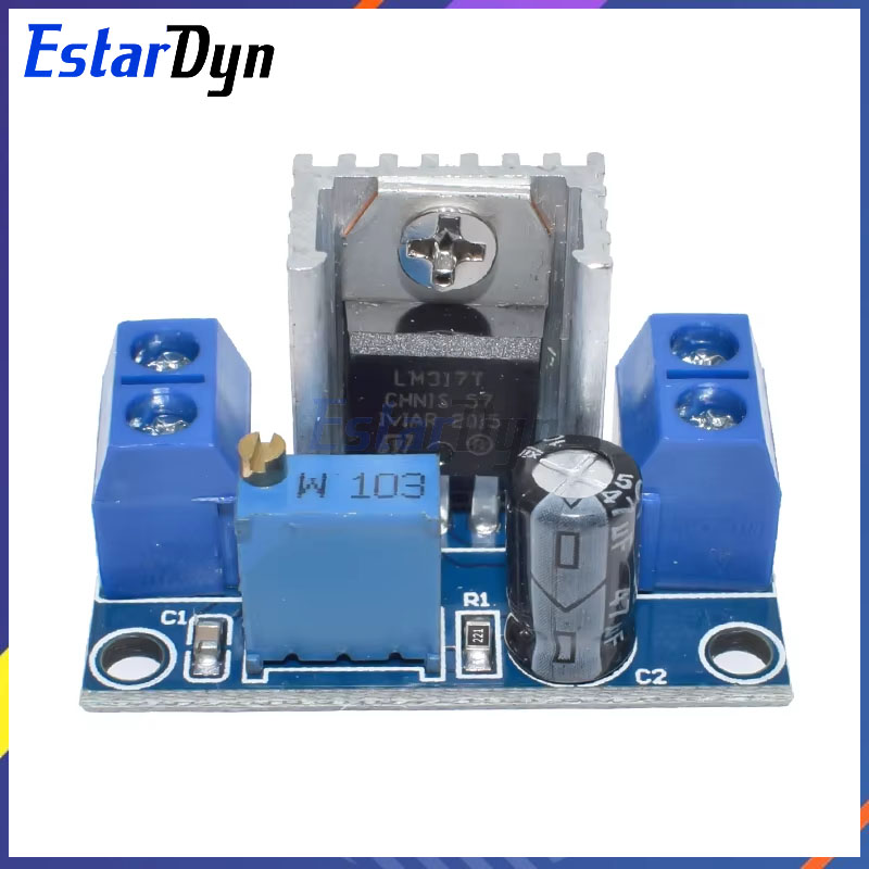 Lm317 Voltage Regulator - Estardyn LM317 Regulador Linear de Tensão