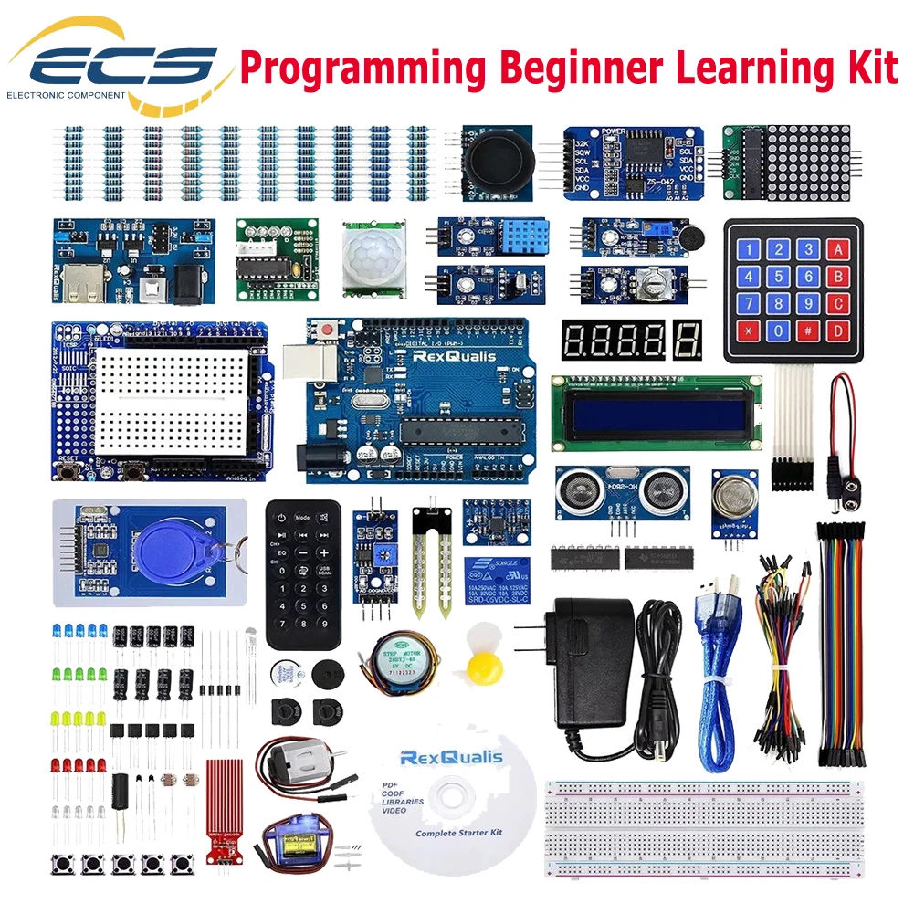 Diy Electronics Projects For Beginners - Versão completa Starter Learning Kit para