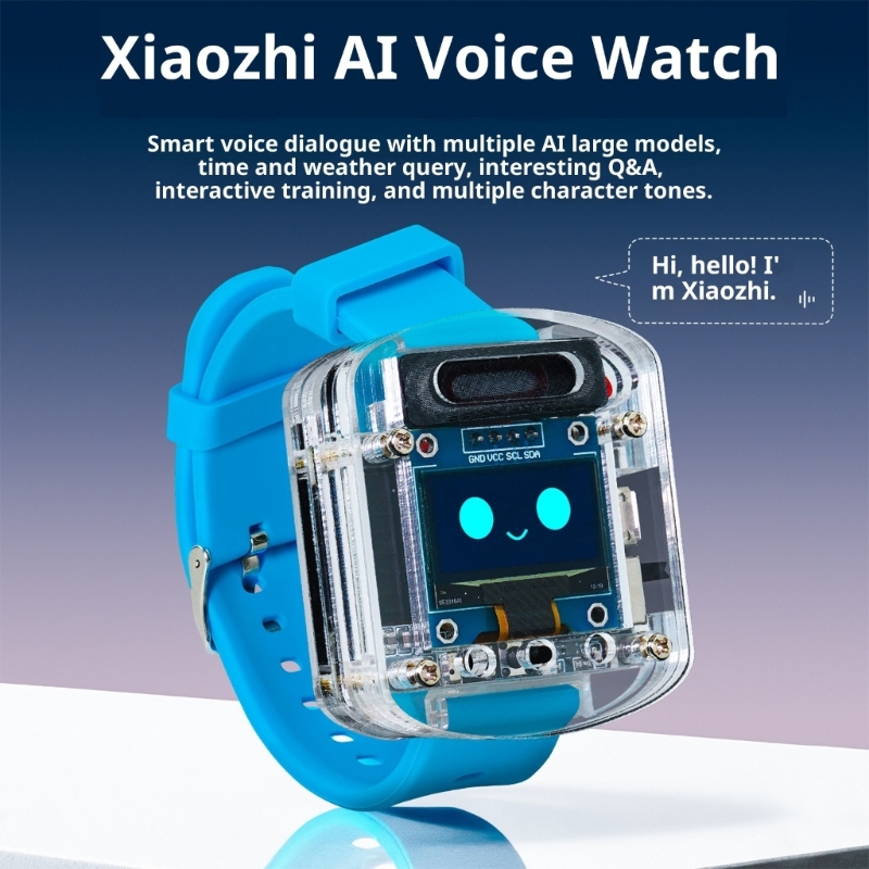 Diy Wearable Electronics - relógio com controle voz AI recarregável