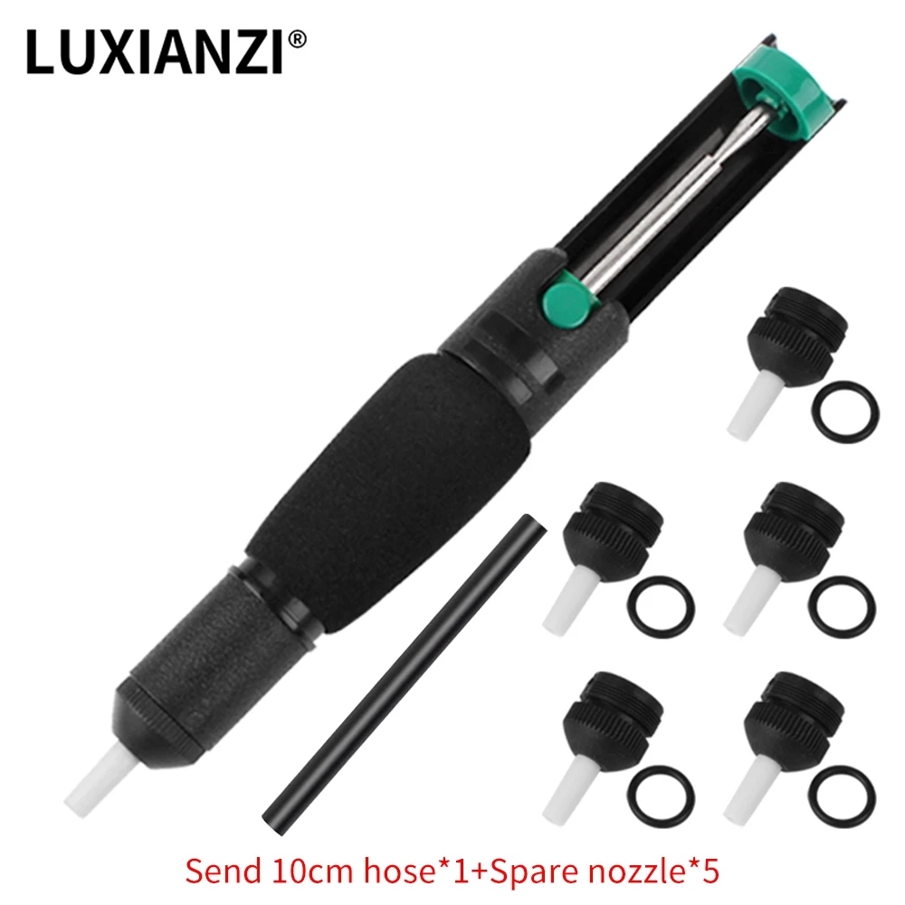 Desoldering Pump Solder - LUXIANZI-Bomba De Sucção De Anel Duplo