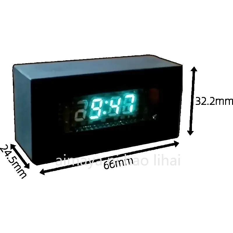 Diy Electronics Youtube - Relógio VFD IV-18 com Tela Transparente,