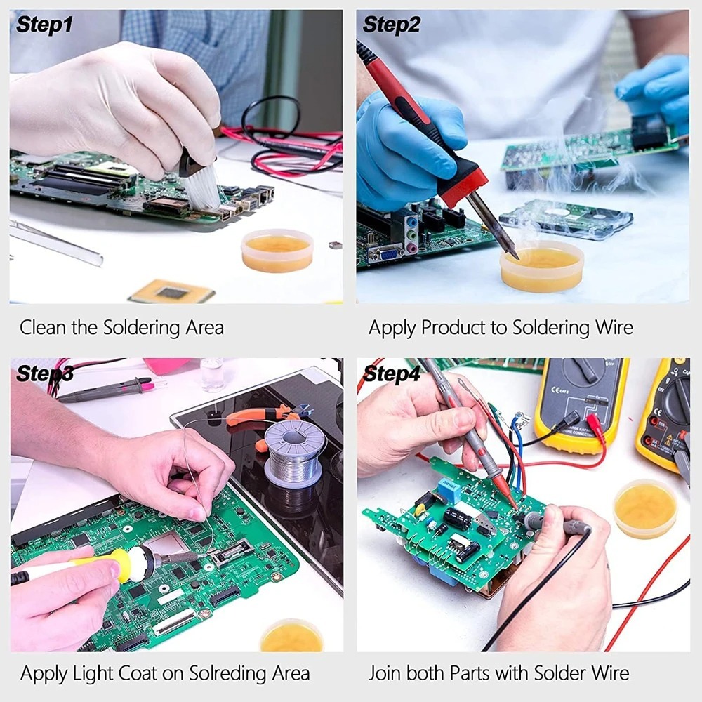 Nova Pasta de Fluxo para Solda - Diy Electronics Flux avaliação e preço