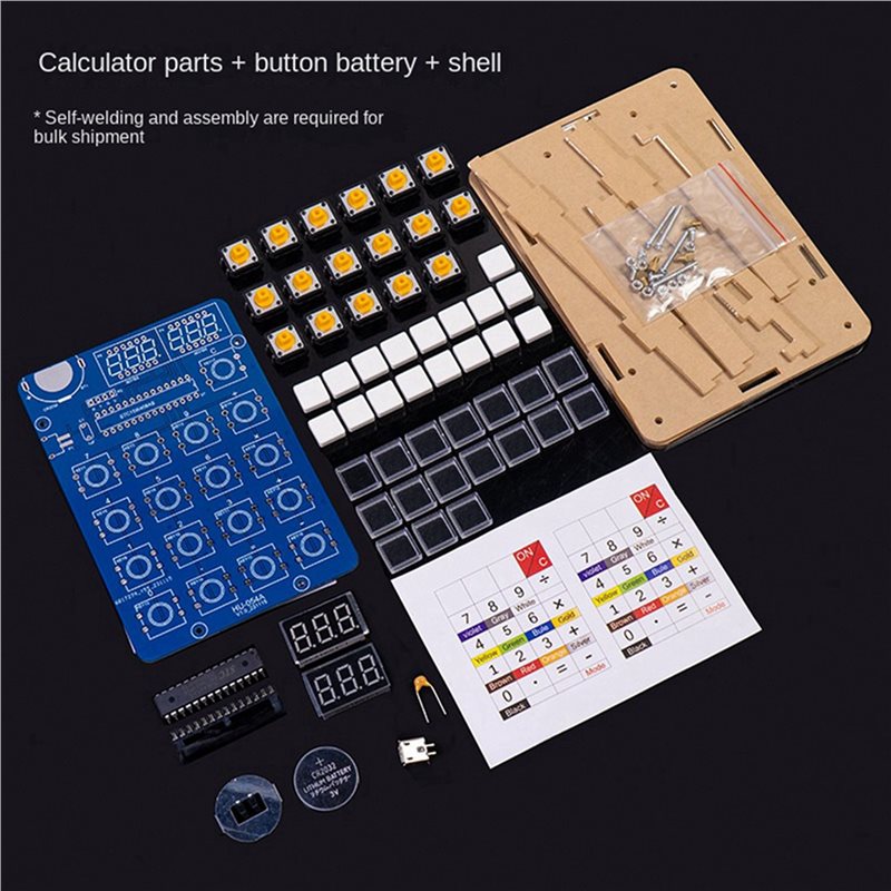 Kit DIY de Calculadora QWE-5X  - Homemade Diy Electronics avaliação e preço