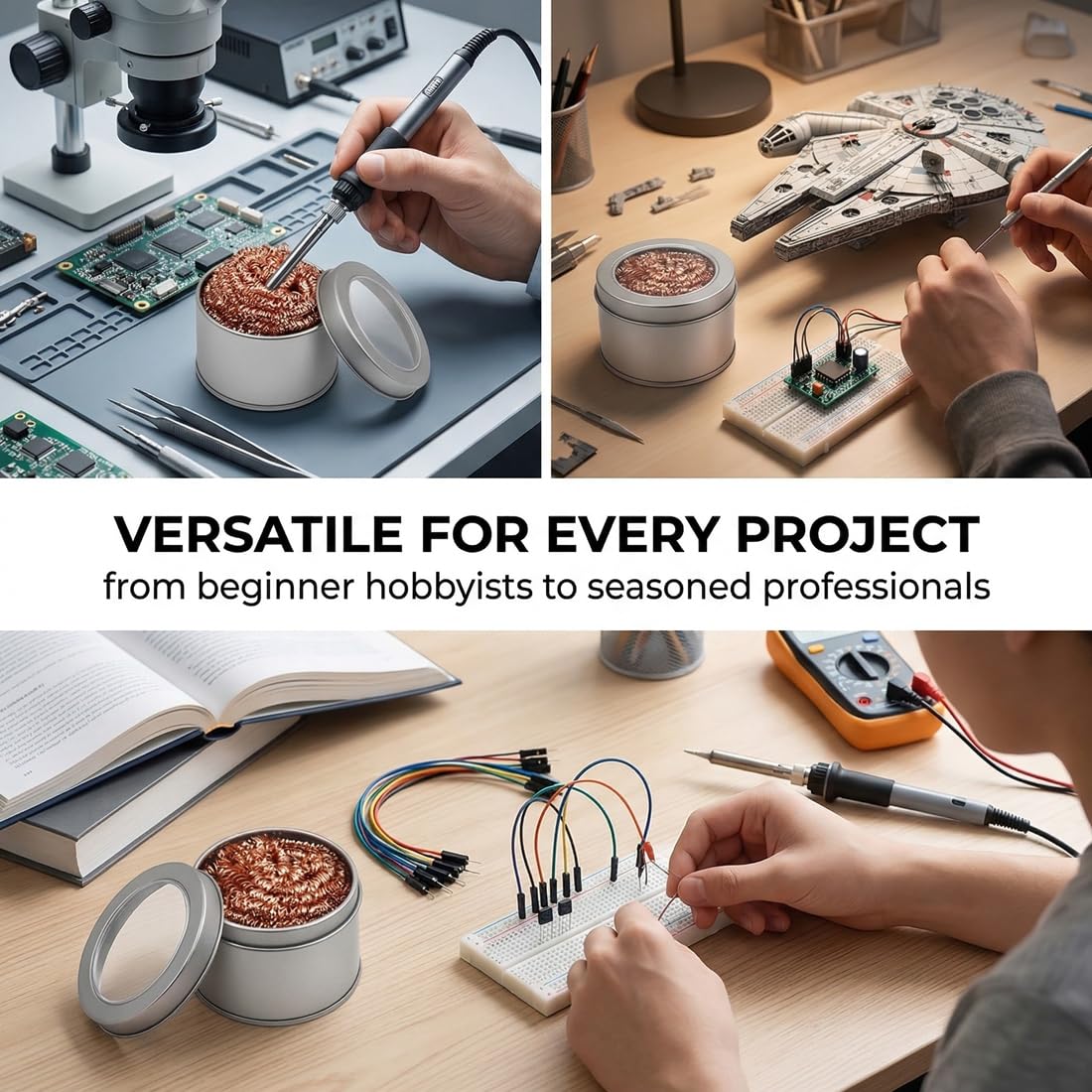 Ferramenta de Caixa Metálica c - Diy Soldering Station No Electronics avaliação e preço