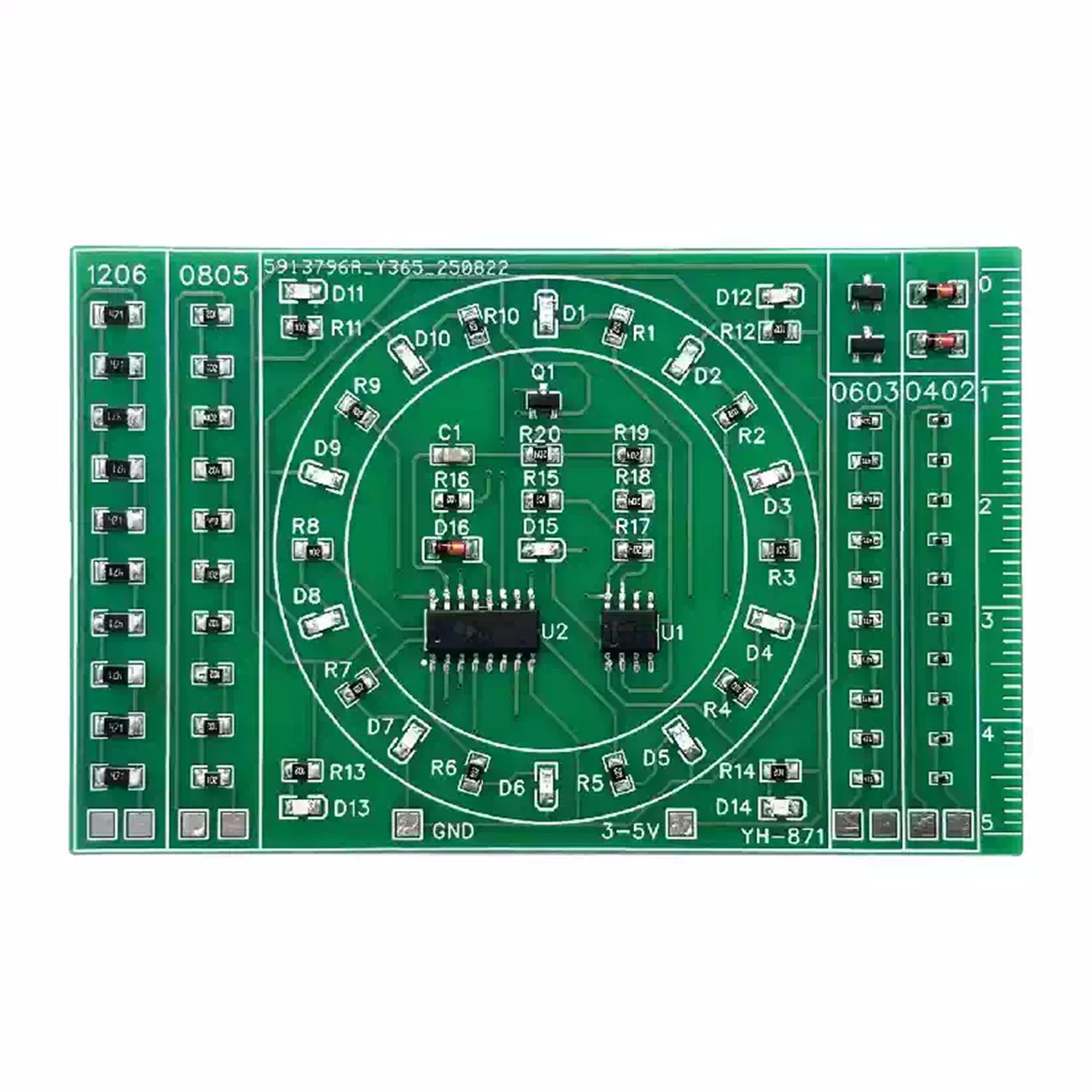Kit de Luz LED CD4017 para Prá - Diy Electronics Projects For Beginners avaliação e preço