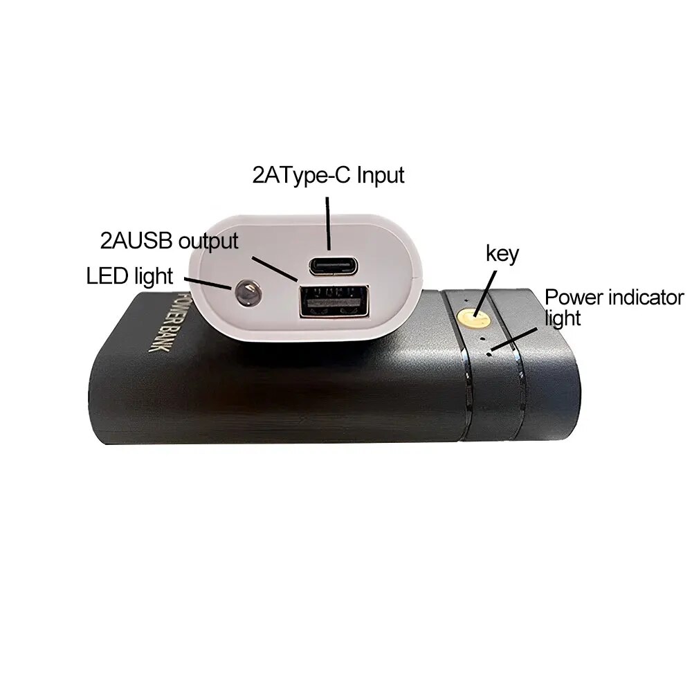 Caixa DIY para Power Bank para - Diy Electronics Storage avaliação e preço