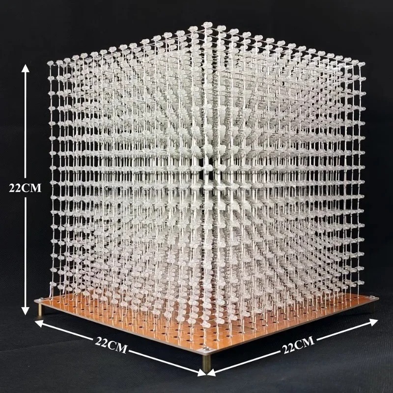 3 D16mini Light Cube Kit 16x16 - Diy For Electronics avaliação e preço