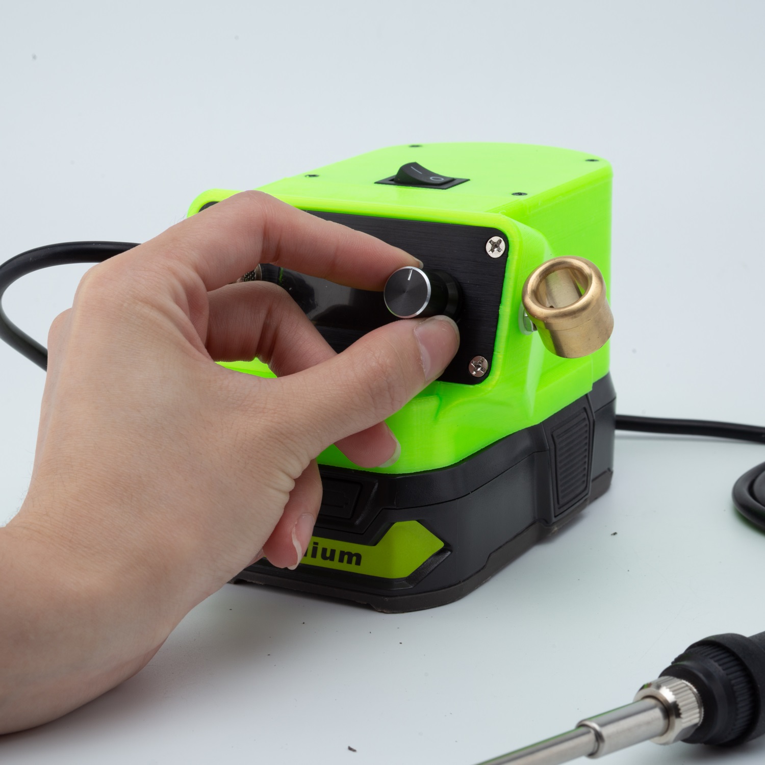 Estação de solda digital OLED  - Diy Soldering Station No Electronics avaliação e preço