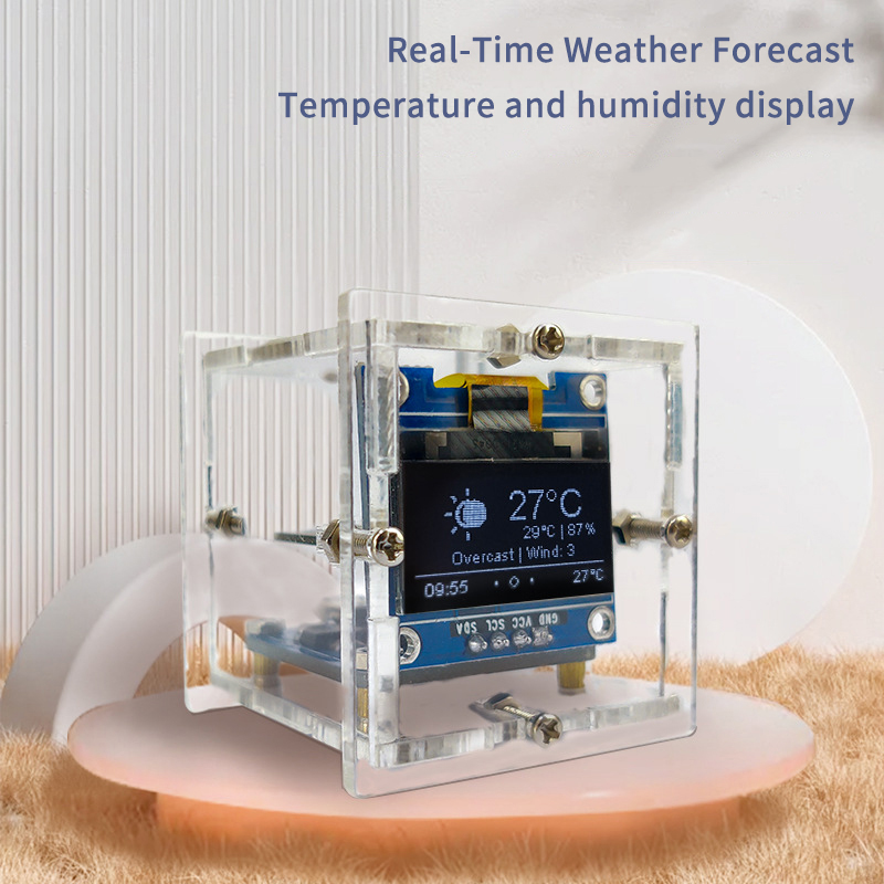 Esp8266 mini relógio meteoroló - Diy Soldering Station No Electronics avaliação e preço