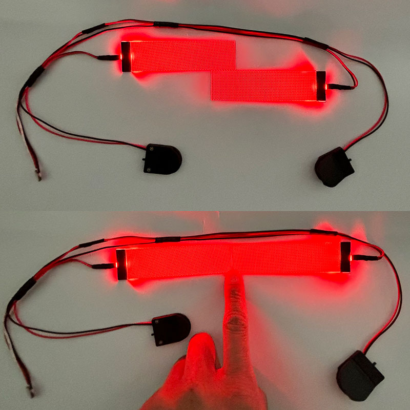 Vermelho flexível dobrável diy - Diy Halloween Electronics avaliação e preço