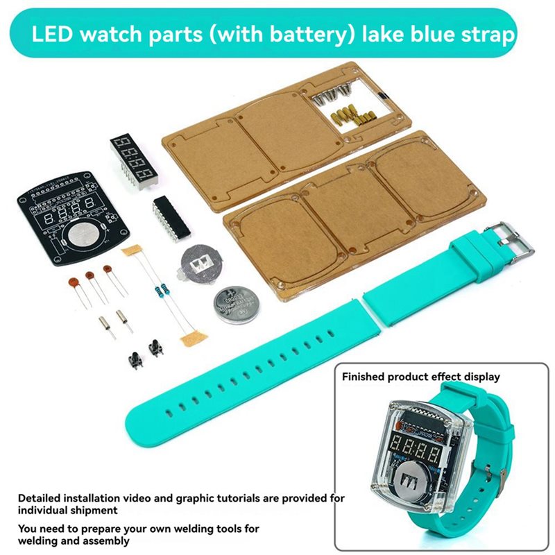 Kit Eletrônico DIY de Relógio  - Diy Electronics Youtube avaliação e preço