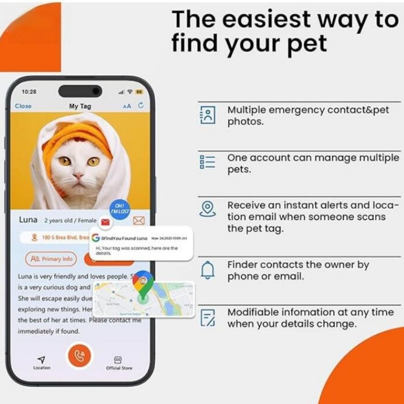 Coleira Anti-Perda para Gatos  - Diy Electronics Location avaliação e preço