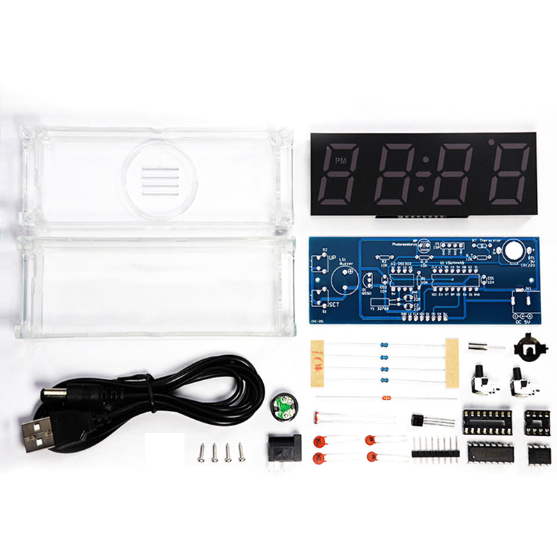 Tubo digital diy relógio kit t - Diy Electronics Youtube avaliação e preço