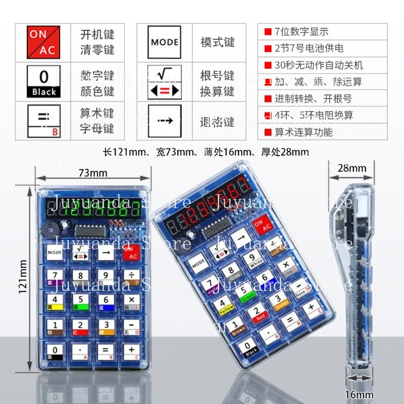 Kit de Cálculo Eletrônico DIY: - Homemade Diy Electronics avaliação e preço