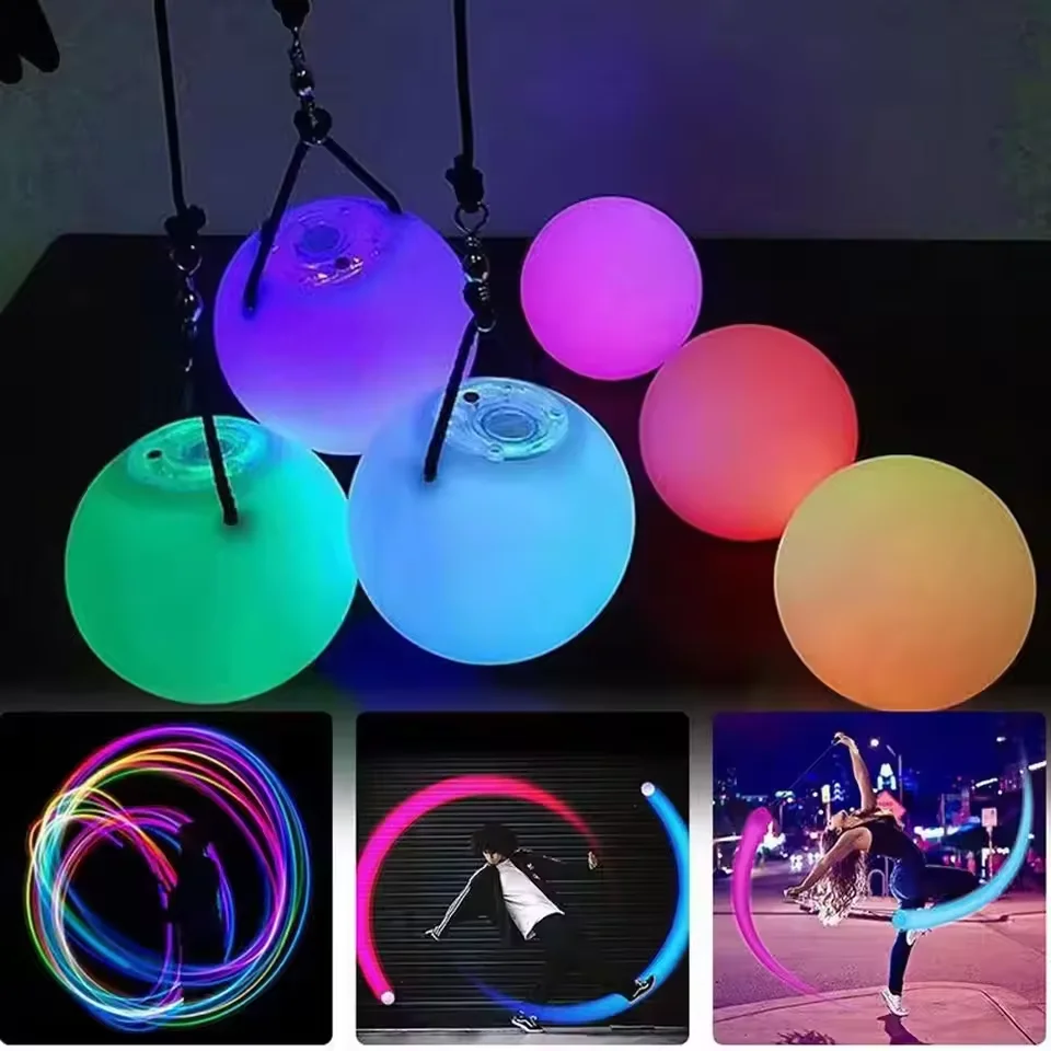 Kit com 2 Bolas LED Poi Colori - Diy Halloween Electronics avaliação e preço