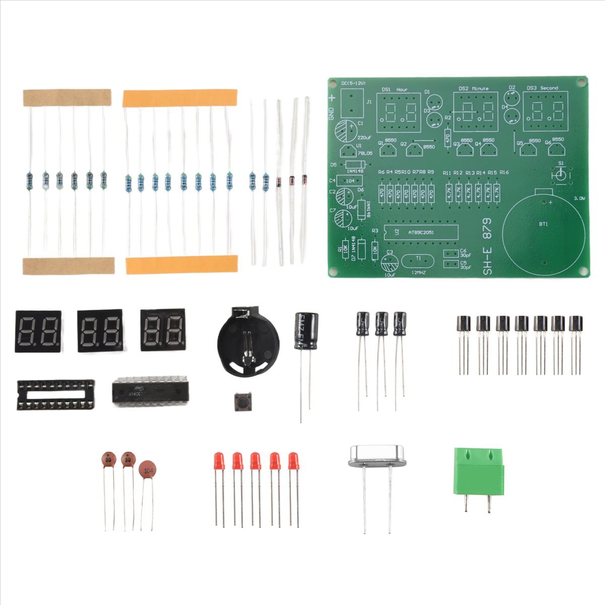 A003 AT89C2051 6 Display LED D - Diy Electronics Flux avaliação e preço