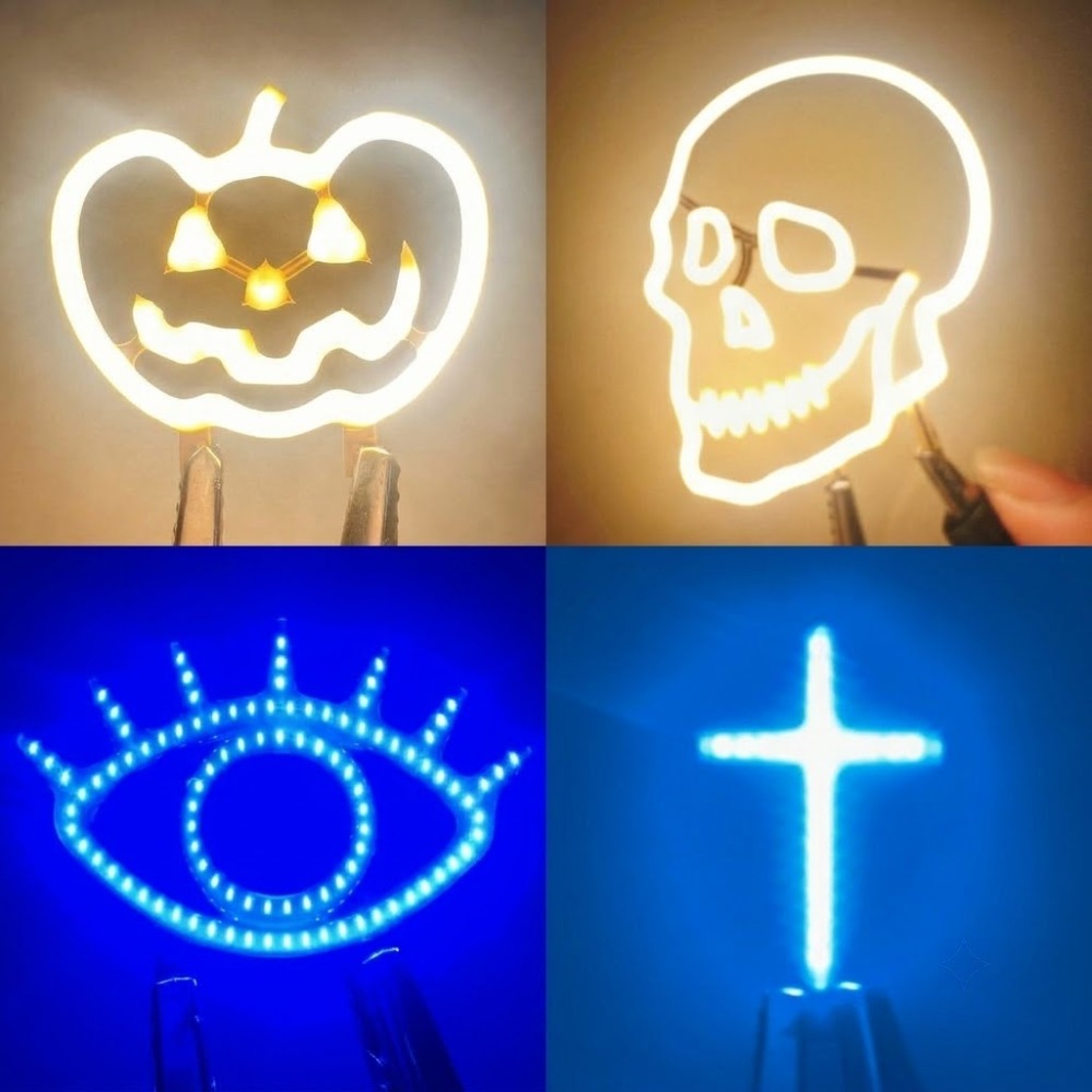 1/2 peças de Filamento LED 3V  - Diy Halloween Electronics avaliação e preço
