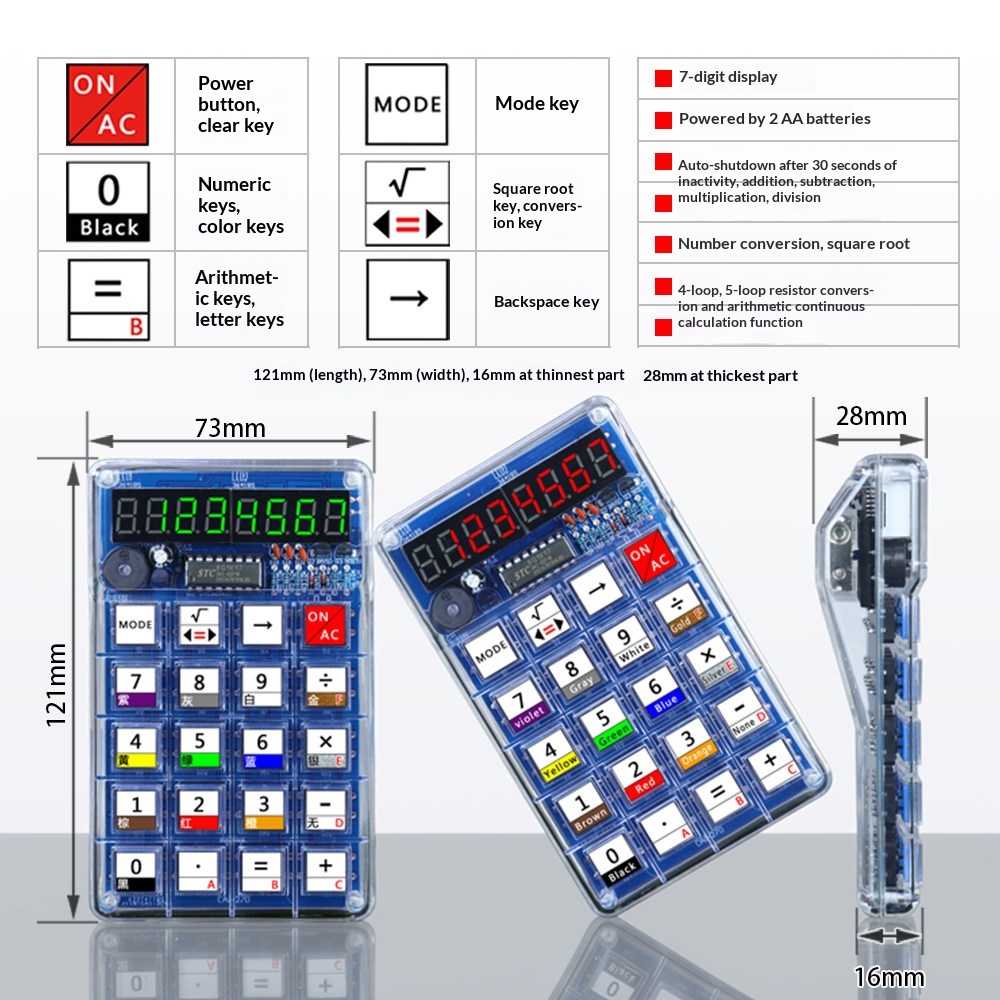 Kit de produção de calculadora - Homemade Diy Electronics avaliação e preço