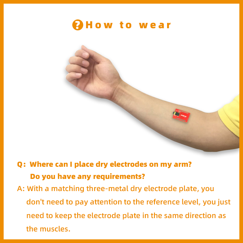 Biosensor amg biometria eletro - Diy Wearable Electronics avaliação e preço