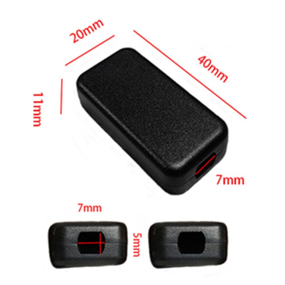 Preto diy abs plástico caixa d - Diy Waterproof Electronics avaliação e preço