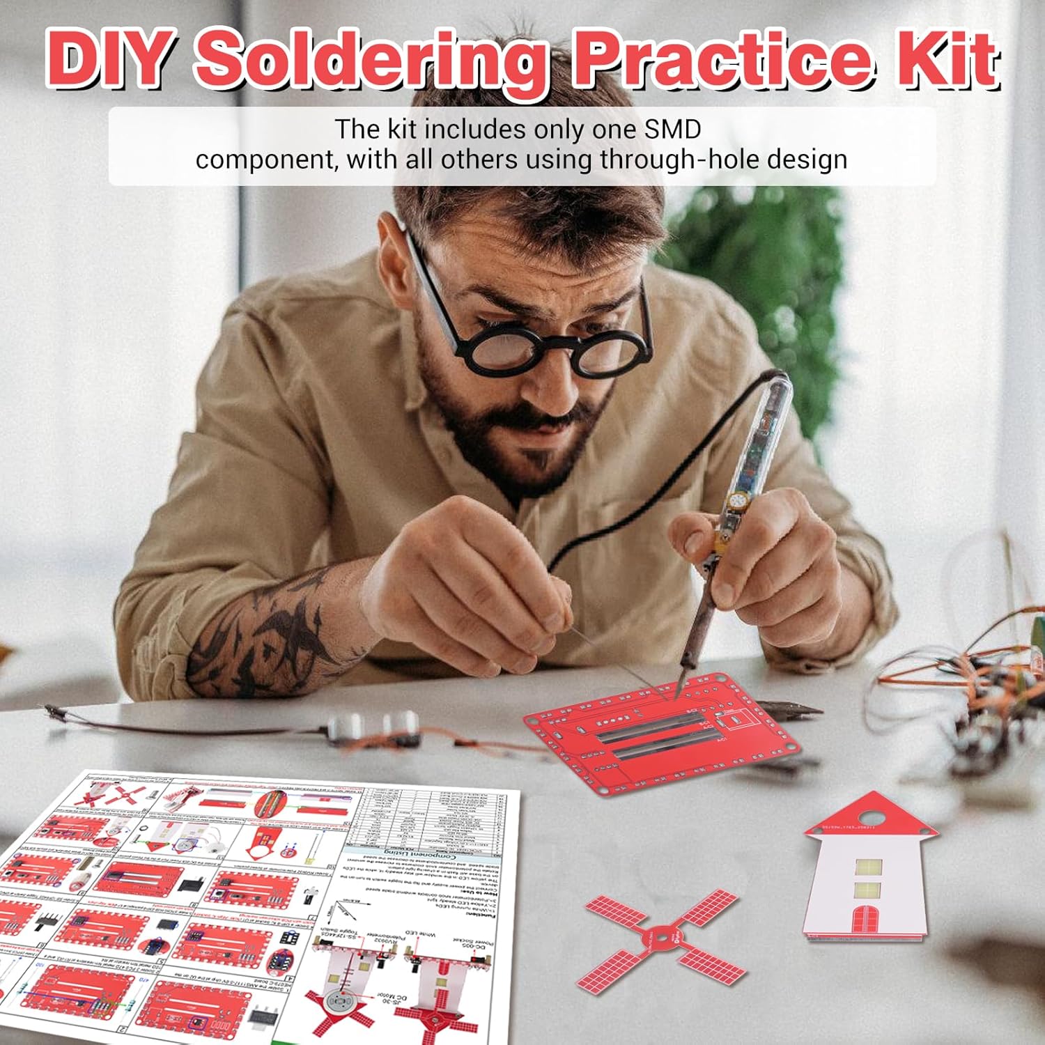 Kit de moinho de vento eletrôn - Diy Electronics Projects For Beginners avaliação e preço