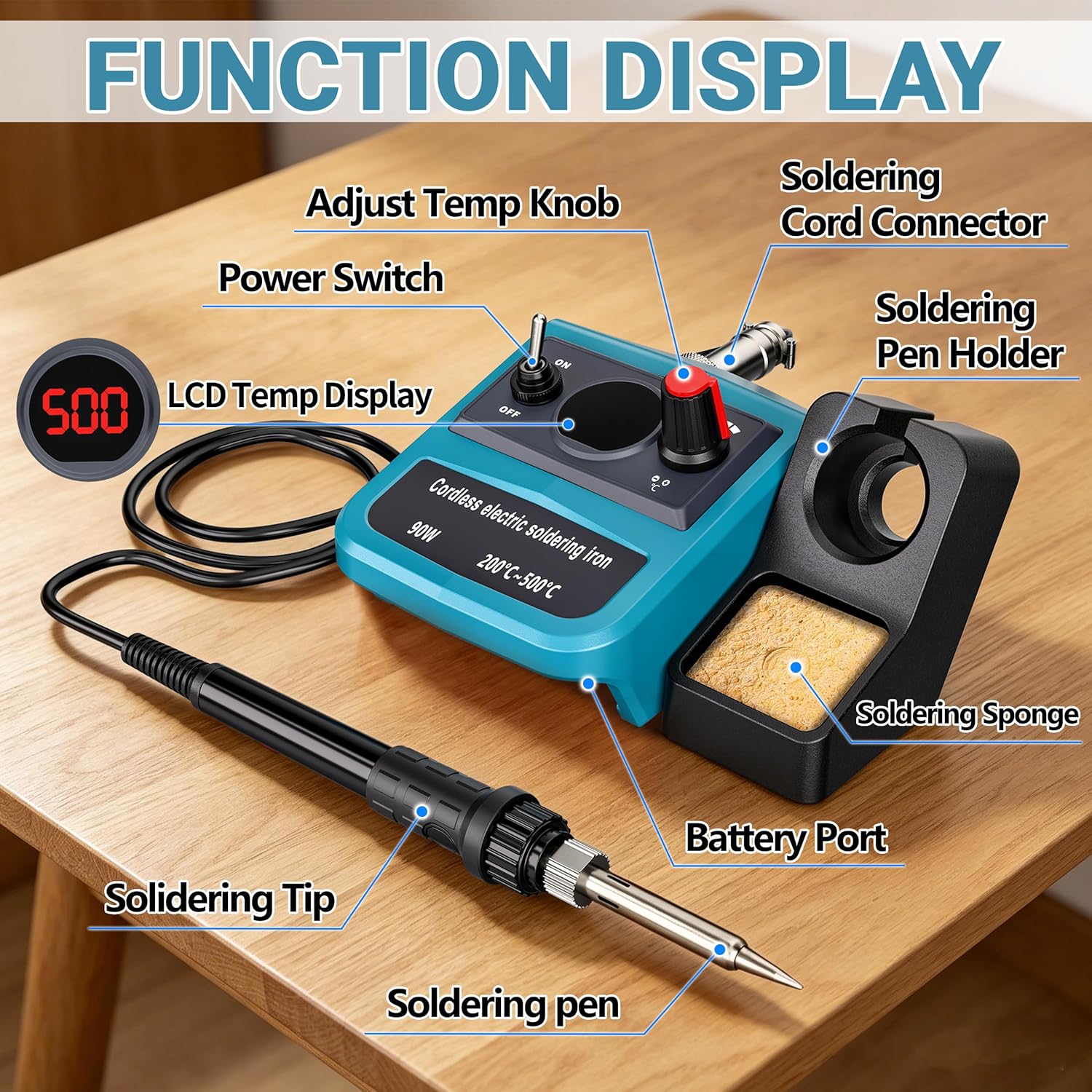 Kit de Ferro de Solda Digital  - Diy Electronics Set avaliação e preço