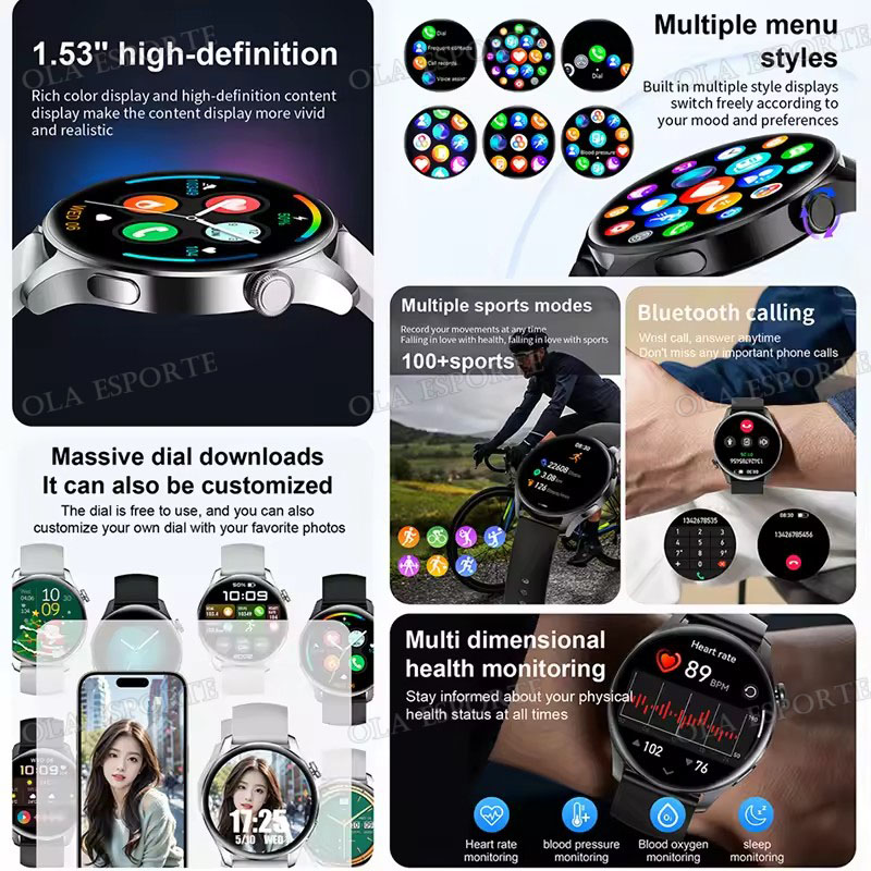 Novo Smartwatch para Homens e  - Diy Wearable Electronics avaliação e preço