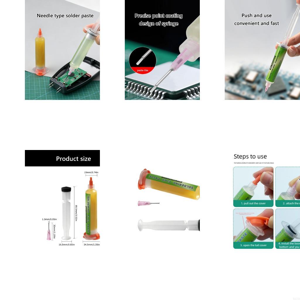 Pasta fluxo solda 10ml com ser - Diy Electronics Flux avaliação e preço