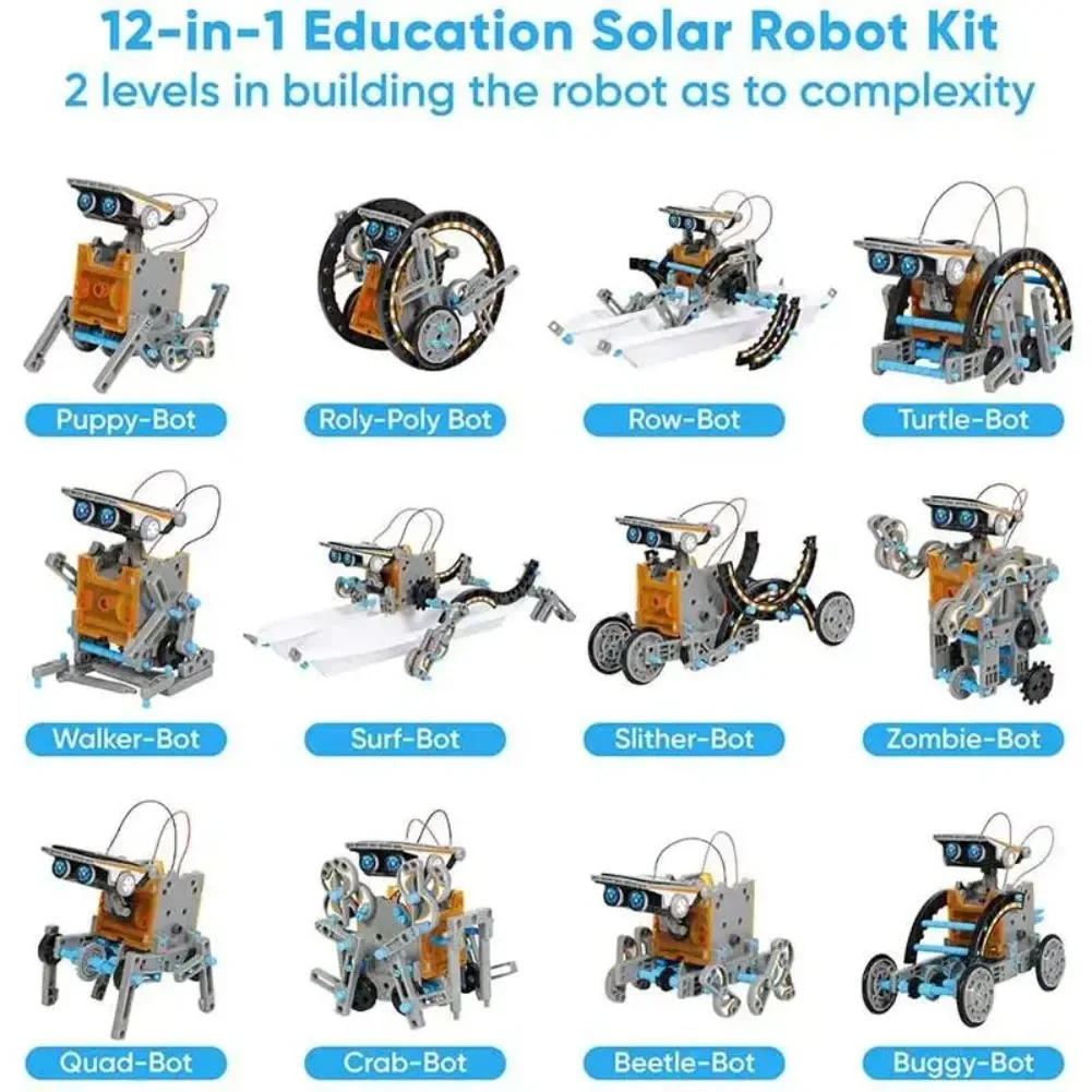 13 em 1 robô movido a energia  - Diy Electronics Set avaliação e preço
