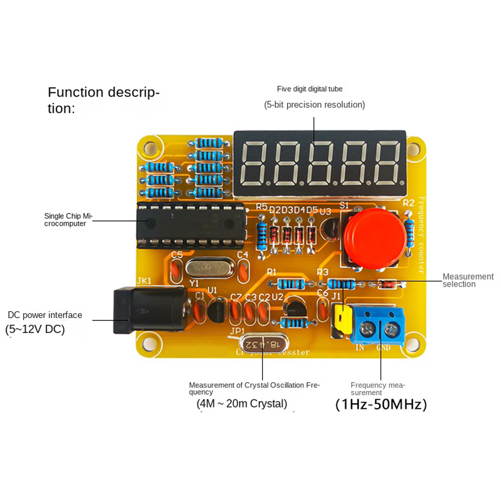 Kit de medição de frequência d - Diy Electronics Youtube avaliação e preço